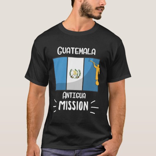 Guatemala Antigua Mormon LDS Mission Missionary Tシャツ (正面)