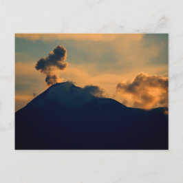 Guatemala - Antigua sunset ポストカード
