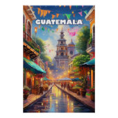 Guatemala Ciudad, entre volcans et mémoire vivante ポスター (正面)