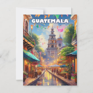 Guatemala Ciudad, entre volcans et mémoire vivante ポストカード