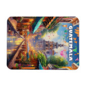 Guatemala Ciudad, entre volcans et mémoire vivante マグネット (横)