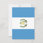 Guatemala flag  サンキューカード (正面)