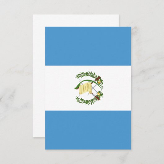 Guatemala flag  サンキューカード (正面/裏面)