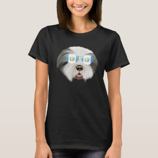 Guatemala Flag Bearded Collie Dog Guatemala Pocket Tシャツ