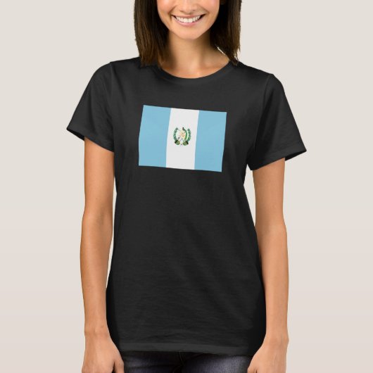 Guatemala Flag Chapin Quetzal Antigua Tikal Peten  Tシャツ (正面)