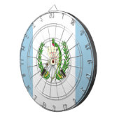 Guatemala Flag Emblem ダーツボード (正面右)