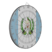 Guatemala Flag Emblem ダーツボード (正面左)