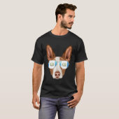 Guatemala Flag Ibizan Hound Dog Guatemala Pocket Tシャツ (正面フル)
