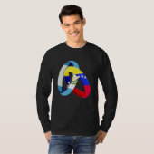 Guatemala Flag Venezuela Grown Ring Marriage Weddi Tシャツ (正面フル)