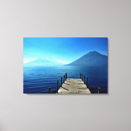 Guatemala - Lago Atitlan Sunrise キャンバスプリント
