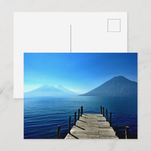 Guatemala - Lago Atitlan Sunrise ポストカード (正面/裏面)