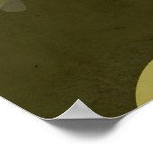 Guatemala Minimal Travel Poster ポスター (角)