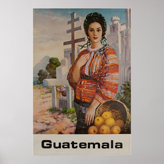 Guatemala Print South America Poster Art ポスター (正面)