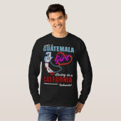 Guatemala Proud Hispanic Guate Flag Guatemalan Cha Tシャツ (正面フル)