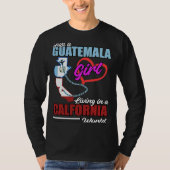 Guatemala Proud Hispanic Guate Flag Guatemalan Cha Tシャツ (正面)