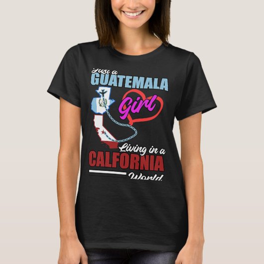 Guatemala Proud Hispanic Guate Flag Guatemalan Cha Tシャツ (正面)