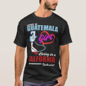 Guatemala Proud Hispanic Guate Flag Guatemalan Cha Tシャツ (正面)