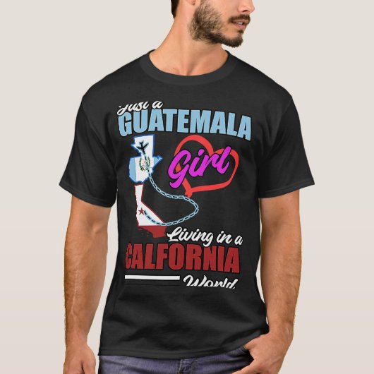 Guatemala Proud Hispanic Guate Flag Guatemalan Cha Tシャツ (正面)