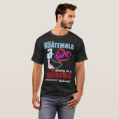 Guatemala Proud Hispanic Guate Flag Guatemalan Cha Tシャツ (正面フル)