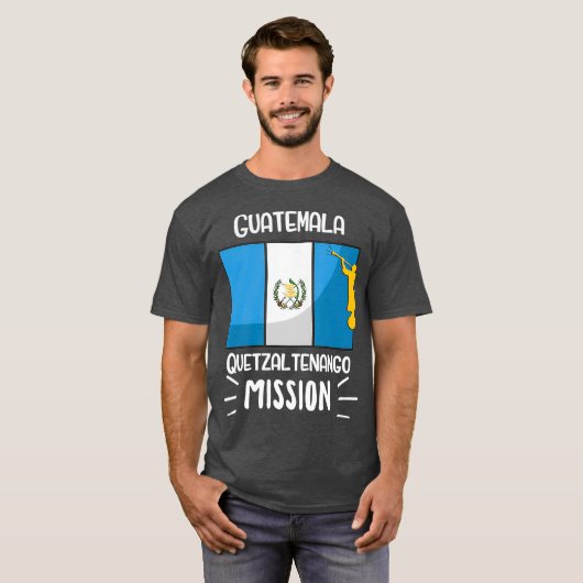 Guatemala Quetzaltenango Mormon LDS Mission Gift Tシャツ (正面フル)