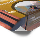 Guatemala Travel Poster ANTIGUA Guatemala Wall Déc ポスター (角)