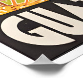 Guatemala Travel Poster Vintage South America Wall ポスター (角)