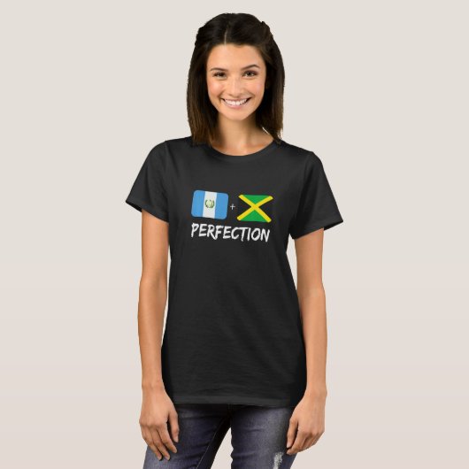 Guatemalan Plus Jamaican Perfection Mix Flag Herit Tシャツ (正面フル)