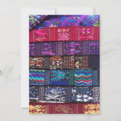 Guatemalan textile designs サンキューカード (正面)