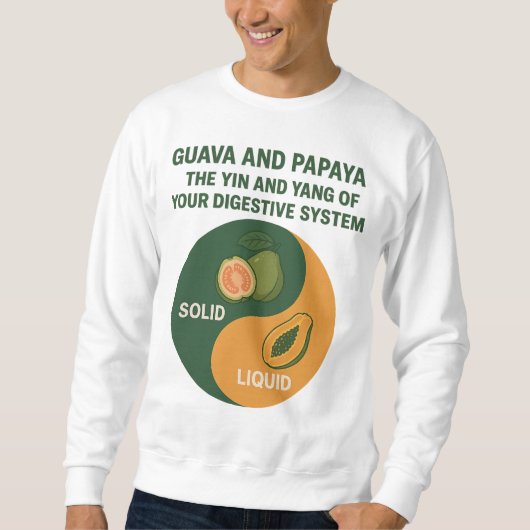 GuavaとPapaya:あなたのインとヤン スウェットシャツ (正面)