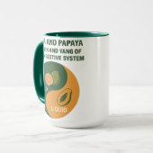 GuavaとPapaya:あなたのインとヤン マグカップ (正面左)
