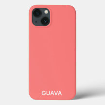 Guavaピンク色の名前ケースメイトiPhoneケース