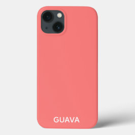 Guavaピンク色の名前ケースメイトiPhoneケース iPhone 13ケース