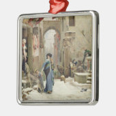 Gubbio 1877年のオオカミ メタルオーナメント (左)