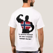 Gudのskapteのnordmennのfordiのsvenskerのtrengerのhelter Tシャツ (裏面)