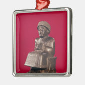 、GudeaはLagashの王子に捧げました メタルオーナメント (左)