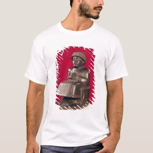 、GudeaはLagashの王子に捧げました Tシャツ (正面)