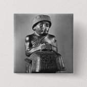 、Gudea Lagashの王子 缶バッジ (正面)