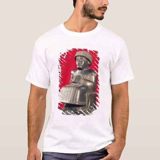 、Gudea Lagashの王子 Tシャツ (正面)