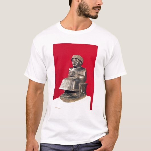 、Gudea Lagashの王子 Tシャツ (正面)
