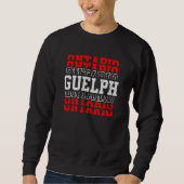 Guelph Ontario Canada Vacation Souvenir スウェットシャツ (正面)