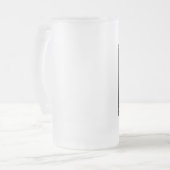 "Guenesis"の曇らされたガラスの本から フロストグラスビールジョッキ (正面左)