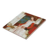 Guenevere、ウィリアム・モリスLaの美女のIseult |の女王 タイル (側面)