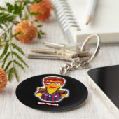 GueniDucksラバーダックキーチェーン キーホルダー (側面)