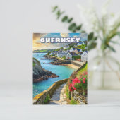 Guernesey, refuge des amoureux de la nature ポストカード (スタンド正面)