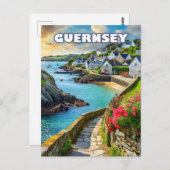 Guernesey, refuge des amoureux de la nature ポストカード (正面/裏面)