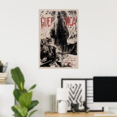 Guernica Poster Spanish Civil War Propaganda Art ポスター (ホームオフィス)