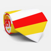 Guernsey flag stripes red yellow white pattern Nor ネクタイ (ロール)