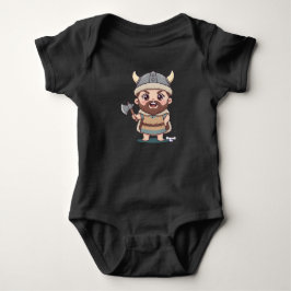 Guerrero Vikingo Kawaii Be ベビーボディスーツ