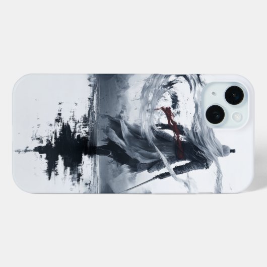 Guerrier en Action – Art Épique et Dynamique ⚔️🔥 Case-Mate iPhoneケース (裏面 (横))