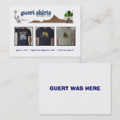 Guert Shirts名刺 名刺 (正面/裏面)